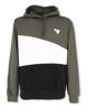 Immagine di GOLA - Felpa con cappuccio verde militare/panna/nero da uomo