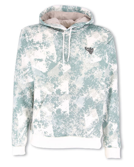 Immagine di GOLA - Felpa con cappuccio fango/verde chiaro da uomo