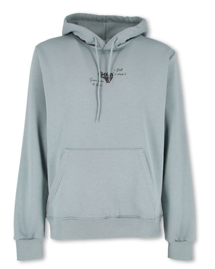 Immagine di GOLA - Felpa con cappuccio verde acqua da uomo