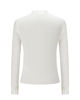 Immagine di BACHATA - Maglia bianca da donna a manica lunga con collo alto