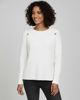 Immagine di BACHATA - Maglia manica lunga bianca con finti bottoni