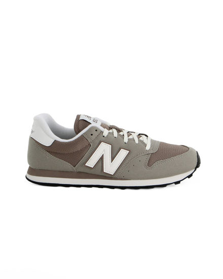 Immagine di NEW BALANCE - SNEAKERS UOMO GRIGIA, MARRONE E BIANCA LIFESTYLE MICROF/MESH MUSHROOM - GM500BLS