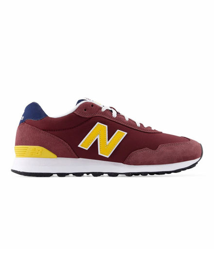Immagine di NEW BALANCE - SNEAKERS DA UOMO BORDEAUX, GIALLA E BLU  LIFESTYLE SUEDE/TEX - ML515WN