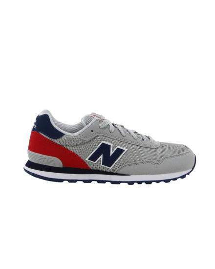Immagine di NEW BALANCE - SNEAKERS JUNIOR  GRIGIA, ROSSA E BLU  LIFESTYLE SYN/MESH- DAL 35½ AL 40 - GC515BB