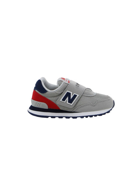 Immagine di NEW BALANCE - SNEAKERS BIMBO GRIGIA, BLU E ROSSA  LIFESTYLE SYN/MESH- DAL 28 AL 35 - PV515BB