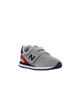 Immagine di NEW BALANCE - SNEAKERS BIMBO GRIGIA, BLU E ROSSA  LIFESTYLE SYN/MESH- DAL 28 AL 35 - PV515BB