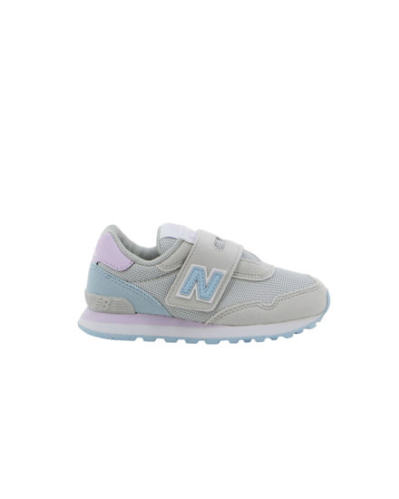 Immagine di NEW BALANCE - SNEAKERS BIMBA GRIGIA, ROSA E CELESTE  LIFESTYLE SYN/MESH- DAL 28 AL 35 - PV515BD