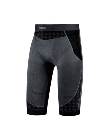 Immagine di BRUGI -SHORT TERMICO  UOMO NERO E GRIGIO  TRASPIRANTE SENZA CUCITURE -9GZS-T365