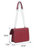 Immagine di NARDINI - Tracolla rubino con tasca frontale e morsetto sulla patta