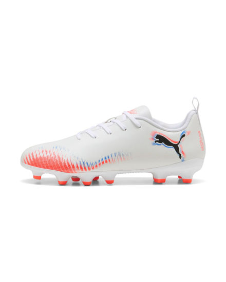 Immagine di PUMA - SCARPA DA CALCIO BIANCA, ARANCIONE E BLU FUTURE 8 PLAY FG/AG DAL 30 AL 38½ -108622-01