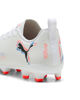 Immagine di PUMA - SCARPA DA CALCIO BIANCA, ARANCIONE E BLU FUTURE 8 PLAY FG/AG DAL 30 AL 38½ -108622-01