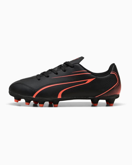 Immagine di PUMA - SCARPA DA CALCIO BIMBO NERA E ARANCIONE FLUO  DAL 28 AL 38½,   107486-09