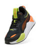 Immagine di PUMA - SNEAKERS JUNIOR  NERA, ARANCIONE E GIALLO FLUO  RS-X JR GS  DAL 36 AL 39,  395557-09