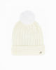 Immagine di BRUGI - CAPPELLO BIANCO DA DONNA CON PON PON  -  ZH2H-6435_010