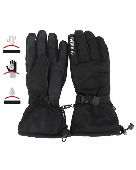 Immagine di BRUGI - GUANTI DA SCI UOMO NERI  - ZH4L-T56Z