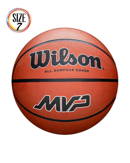 Immagine di WILSON - PALLONE  DA BASKET MVP MARRONE  E NERO-  WZ3018703X