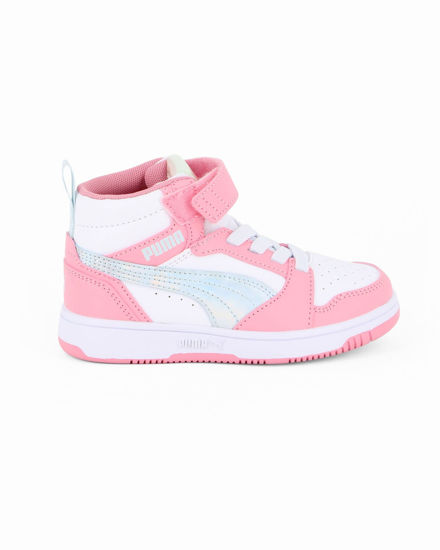 Immagine di PUMA - SNEAKERS JUNIOR ROSA E BIANCA  REBOUND V6 MID SPACE BELLE DAL 28 AL 35,  402770-02