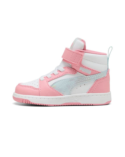 Immagine di PUMA - SNEAKERS BIMBA  BIANCA E ROSA  REBOUND V6 MID SPACE BELLE TD DAL 20 AL 27,  402769-01