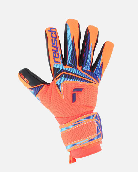 Immagine di REUSCH  - GUANTI DA PORTIERE ARANCIONI FLUO, BLU E NERI GUANTI PORTIERE ATTRAKT INFINITY PLUS- 5660723