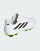 Immagine di ADIDAS - SCARPA DA CALCIO JUNIOR BIANCA, NERA E  VERDE FLUO COPA PURE.4 FLEXIBLE GROUND DAL 28 AL 25 -GZ2536