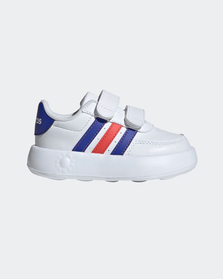 Immagine di ADIDAS - SNEAKERS KIDS BIANCA, ROSSA E BLU BREAKNET 2.0 CF TD  DAL 19 AL 27 - ID5278