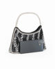 Immagine di DIVAS - Minibag nera in strass, catenina removibile