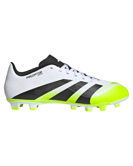 Immagine di ADIDAS - SCARPA DA CALCIO UOMO BIANCA, NERA E  VERDE FLUO PREDATOR CLUB FG/MG  DAL 40 AL 47? -JH8847