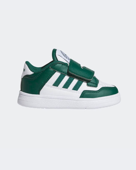Immagine di ADIDAS - SNEAKERS JUNIOR BIANCA E VERDE RAPID COURT CF TD  DAL 19 AL 27 - JR1023