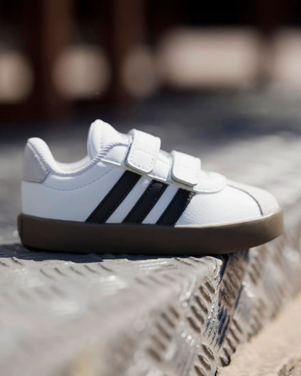 Immagine di ADIDAS - SNEAKERS BIMBO NERA , BEIGE  E BIANCA VL COURT 3.0 CF TD DAL 19 AL 27 -  ID9157