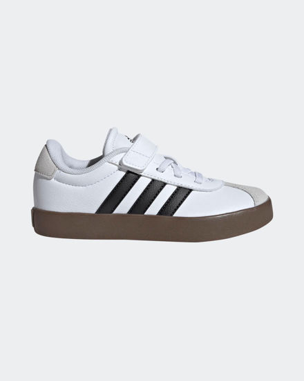 Immagine di ADIDAS - SNEAKERS JUNIOR BIANCA, NERA E GRIGIA VL COURT 3.0 EL C TD  DAL 28 AL 35 -ID9155