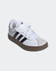 Immagine di ADIDAS - SNEAKERS JUNIOR BIANCA, NERA E GRIGIA VL COURT 3.0 EL C TD  DAL 28 AL 35 -ID9155