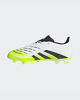 Immagine di ADIDAS - SCARPA DA CALCIO JUNIOR BIANCA, GIALLO FLUO, NERA PREDATOR CLUB FG/MG  DAL 28 AL 35 - JH8868