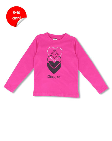 Immagine di KAPPA - TSHIRT MANICA LUNGA  FUXIA DA BAMBINA
