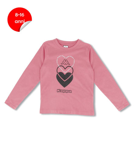 Immagine di KAPPA - TSHIRT MANICA LUNGA ROSA DA BAMBINA