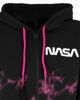 Immagine di NASA - Felpa nera con cappuccio e full zip da donna