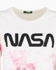 Immagine di NASA - Tshirt panna a manica lunga da donna con logo