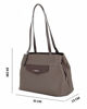 Immagine di DIVAS - Borsa shopping taupe in VERA PELLE - MADE IN ITALY