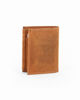 Immagine di RIFLE - Portafoglio cuoio in VERA PELLE da uomo con pattina e ribaltina interna