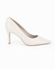 Immagine di MISS GLOBO - Décolleté avorio con sottopiede in VERA PELLE, tacco 8CM