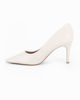Immagine di MISS GLOBO - Décolleté avorio con sottopiede in VERA PELLE, tacco 8CM