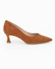Immagine di MISS GLOBO - Décolleté cuoio scamosciata, tacco 5,5CM - MADE IN ITALY