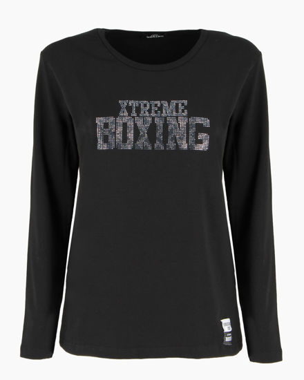 Immagine di XTREME BOXING - MAGLIA NERA A MANICA LUNGA DA DONNA