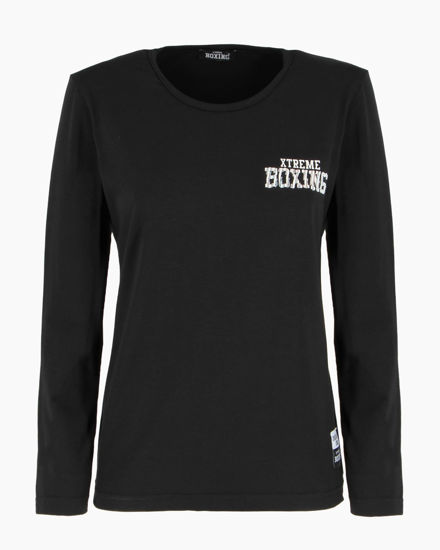 Immagine di XTREME BOXING - MAGLIA NERA A MANICA LUNGA DA DONNA
