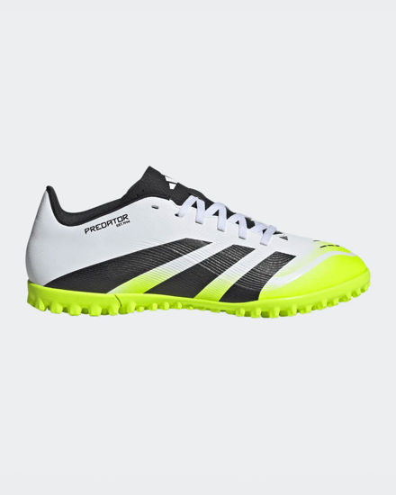 Immagine di ADIDAS - SCARPA UOMO DA CALCETTO, BIANCA, NERA E VERDE FLUO PREDATOR CLUB TF -JH8854