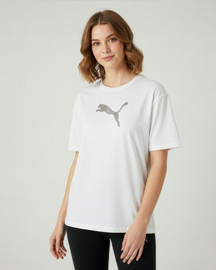 Immagine di T-SHIRT MM ESS GRAPHICS LEO LUXE WHITE
