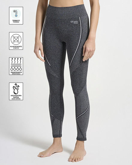 Immagine di ON SPIRIT -  LEGGINGS  TERMICI DONNA  GRIGI ORIETTA   - AD9V181_A5800