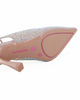 Immagine di GLOBO ROSA - Décolleté slingback nude in strass con sottopiede in memory foam, tacco 9,5CM