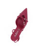Immagine di MISS GLOBO - Décolleté slingback rossa in vernice con sottopiede in VERA PELLE, tacco 7CM