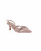Immagine di MISS GLOBO - Décolleté slingback nude in vernice con sottopiede in memory foam, tacco 5,5CM