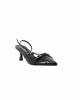 Immagine di MISS GLOBO - Décolleté slingback nera in vernice con sottopiede in memory foam, tacco 5,5CM
